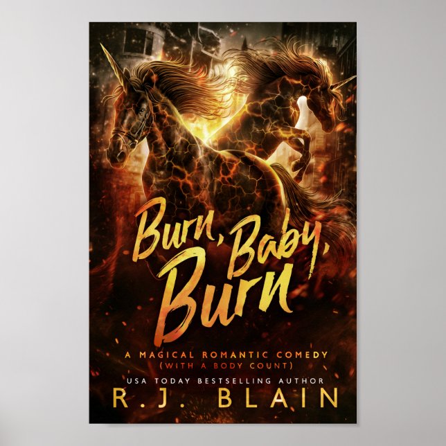 Póster Burn Baby Burn Poster (Frente)