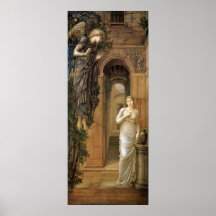 Burne-Jones Anunciation CC0433 Angel Poster