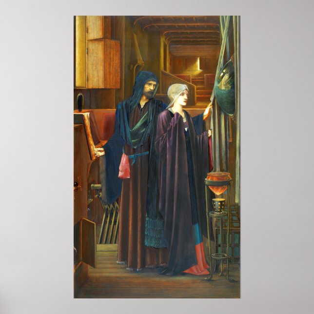Póster Burne-Jones - Asistente (Frente)