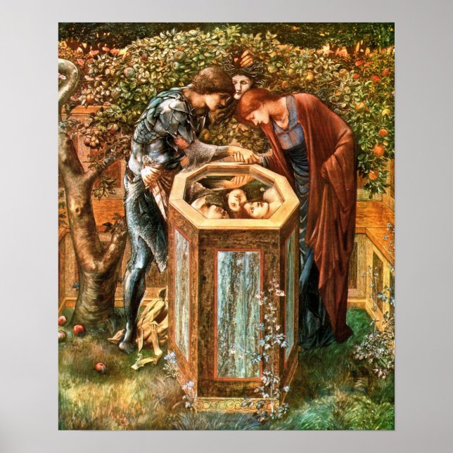 Póster Burne-Jones - Cabezas Baleful 1885 (Frente)