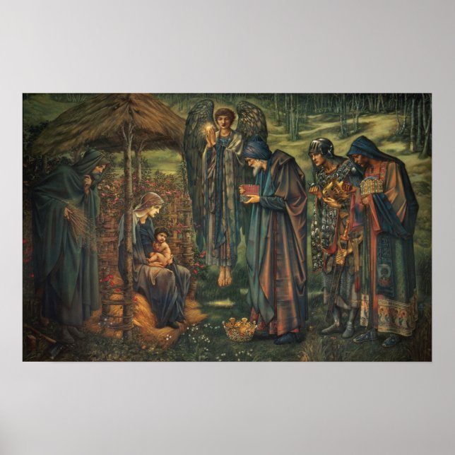 Póster Burne-Jones - Estrella De Belén (Frente)
