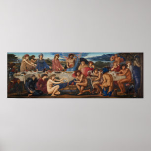 Póster Burne-Jones - Fiesta De Peleus