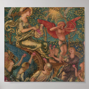 Póster Burne-Jones, Triumph del amor