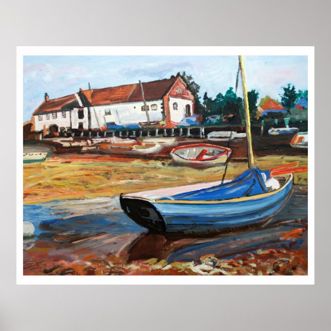 Póster Burnham Overy Staithe (Frente)