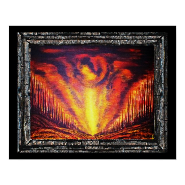 Póster Burning Sky (Anverso)