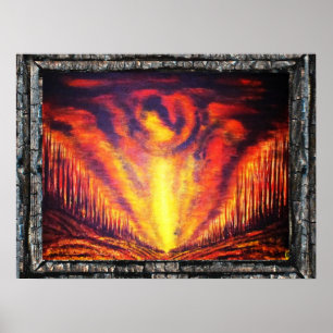 Póster Burning Sky
