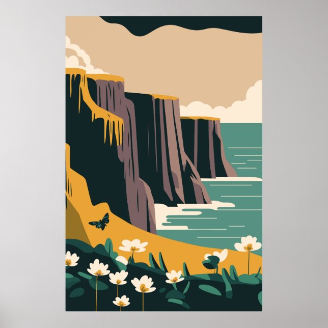 Póster Burren Irlanda (Frente)