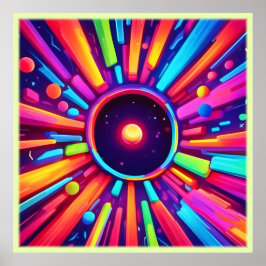 Póster Burst nebulosa: Kaleidoscopio cósmico