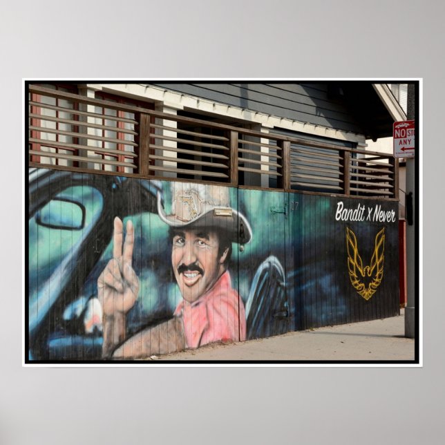 Póster Burt Reynolds Smokey the Bandit (Frente)