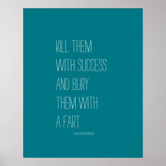 Póster Bury Them With A Fart (Frente)