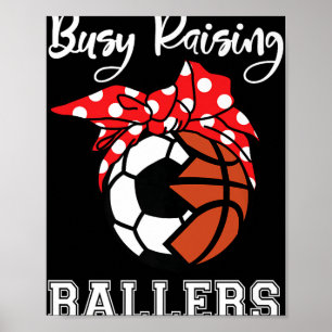 Póster Buscando Ballers Divertido Futbolista