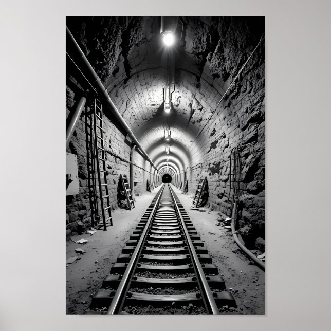 Póster Buscando Luz Más Allá del Túnel (Frente)