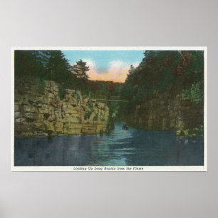 Póster Buscando rápidos largos desde la flauta