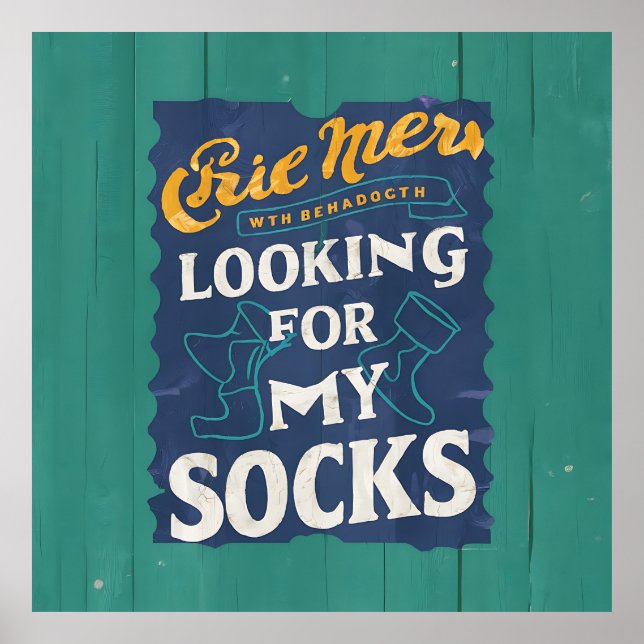 Póster Buscando Socks (Frente)