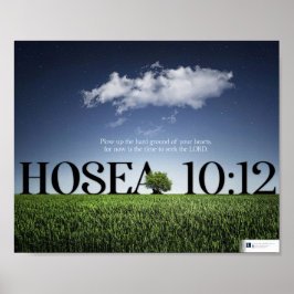 Póster Buscar Al Señor (Hosea 10:12)