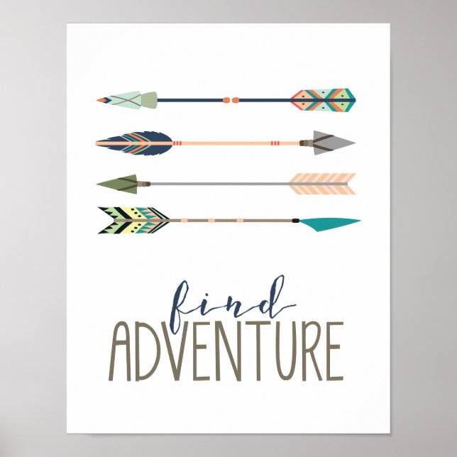 Póster Buscar aventura (Frente)