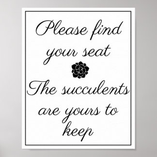 Póster Buscar el signo del asiento