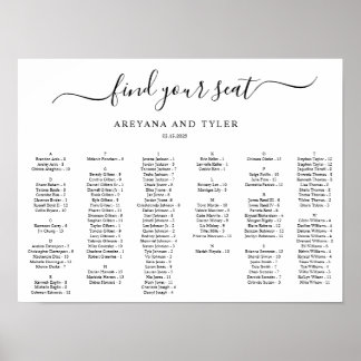 Póster Buscar su placa de asiento