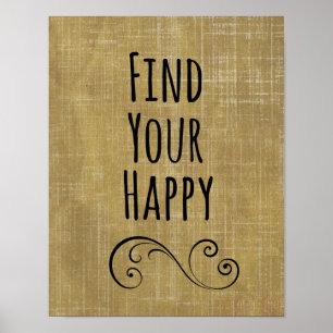 Póster Buscar tu oferta feliz