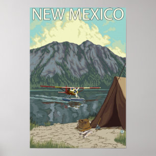 Póster Bush: Pesca con avionesNuevo México