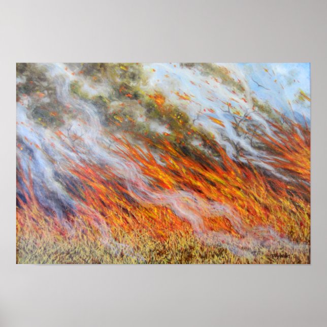 Póster Bushfire Inferno 2014 (Frente)