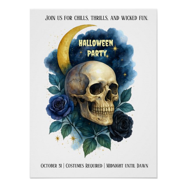 Póster Business Office Community Halloween Creepy Fiesta (Anverso)