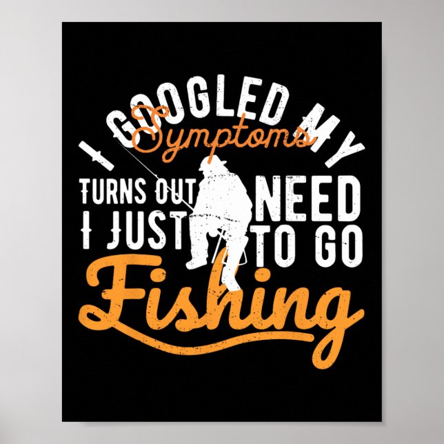 Póster Busqué en Google Mis Síntomas Resulta Que Solo Nec (Frente)