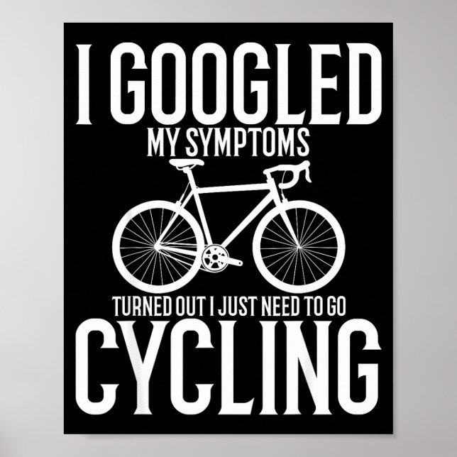 Póster Busqué mis síntomas en Google y resultó que solo n (Frente)