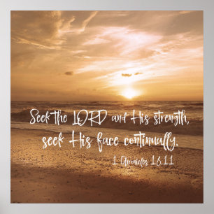 Póster Busquen a Jehovah y a su fuerza; su escritura faci