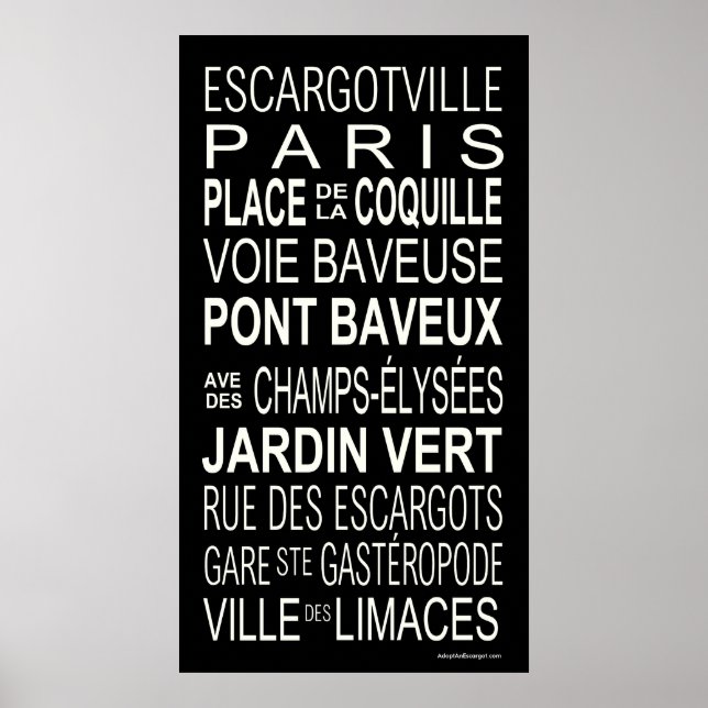 Póster Busroll.Escargot.deux (Frente)