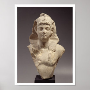 Póster Bust of a Roman Emperor as a pharaoh (marble)