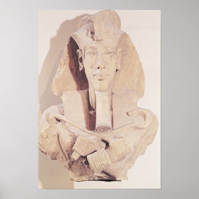 Póster Bust of Amenophis IV from the Temple of Amun (Frente)