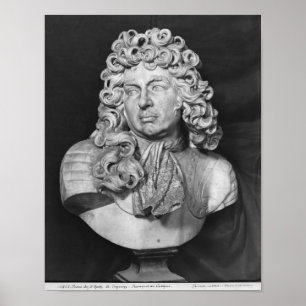 Póster Bust of Francois de Crequy, c.1690