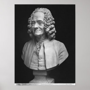 Póster Bust of Voltaire