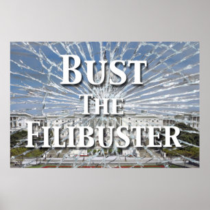Póster Bust The Filibuster