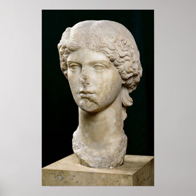Póster Busto de Agrippina el anciano c.37-41 AD (Frente)