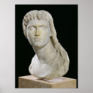 Póster Busto de Cleopatra II o sus hijas
