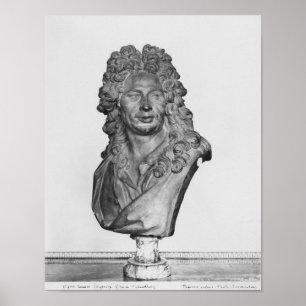 Póster Busto de Gerard Audran