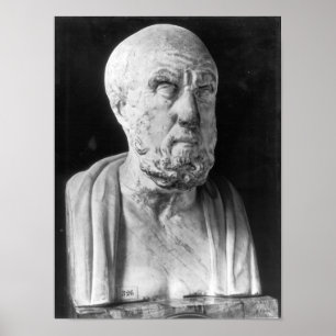 Póster Busto de hipocratos