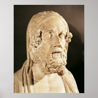 Busto de Homero, período helenístico