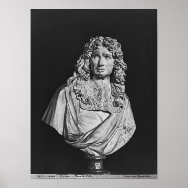 Póster Busto de Jean-Baptiste Colbert de Torcy (Frente)