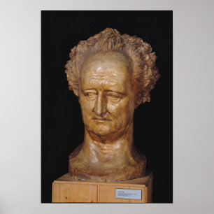 Póster Busto de Johann Wolfgang von Goethe, 1831