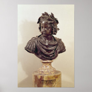 Póster Busto de Luis XIV como niño