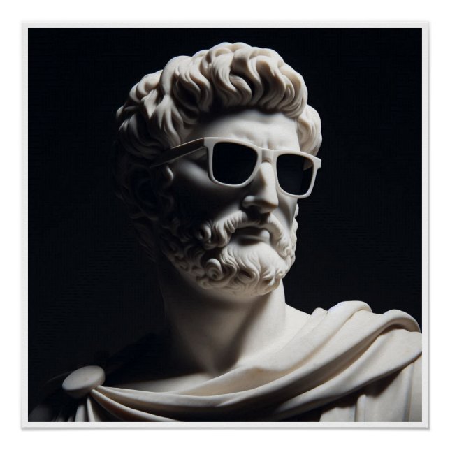 Póster Busto de mármol (Anverso)