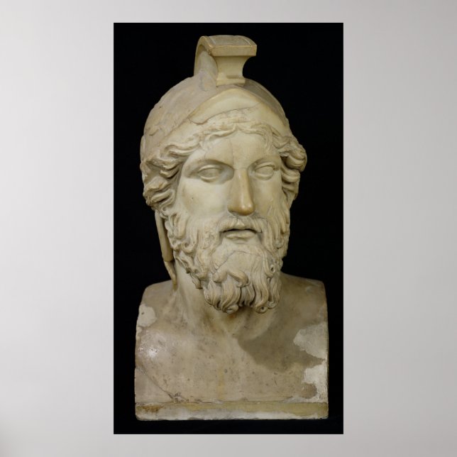 Póster Busto de Miltiades 480-336 a. C. (Frente)