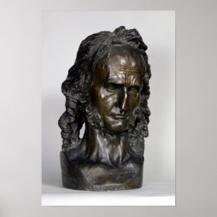 Póster Busto de Nicolo Paganini 1830