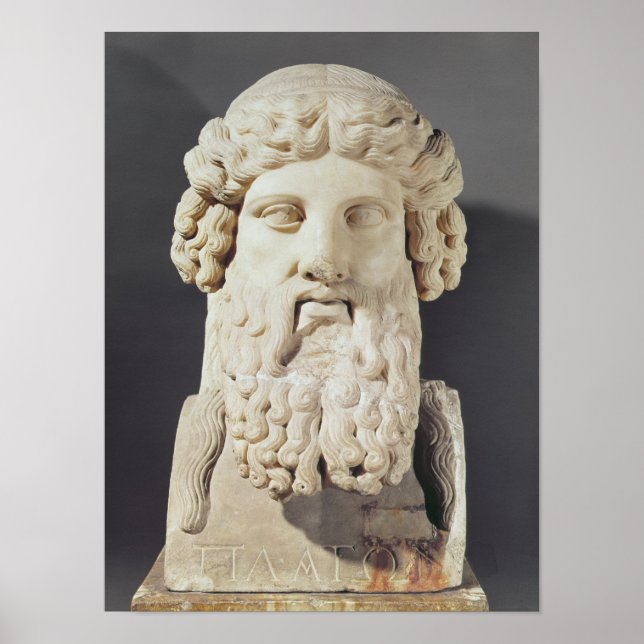 Póster Busto de Platón (Frente)