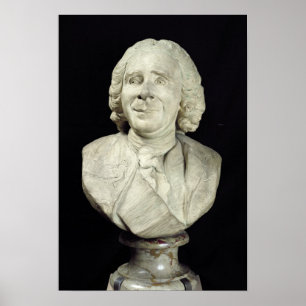 Póster Busto de Rene Antoine Ferchault de Reaumur 1751