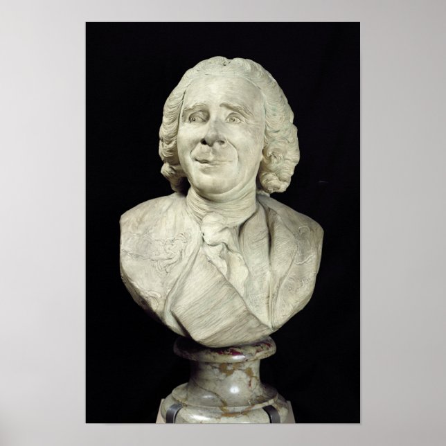 Póster Busto de Rene Antoine Ferchault de Reaumur 1751 (Frente)