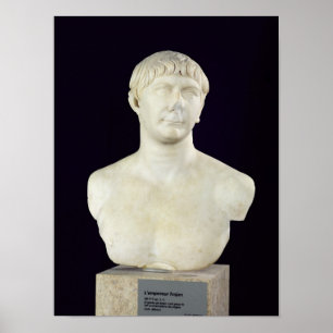 Póster Busto de Trajan c.108